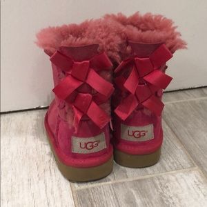 Toddler girls size 7 hot pink UGGS